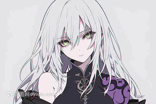 白发绿瞳 动漫角色设计在网站建设中的魅力与应用